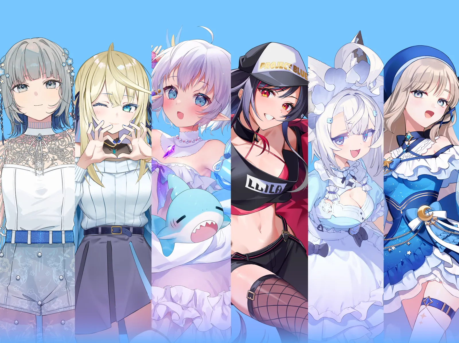 ぷろぶるプロダクション 公式サイトのキービジュアル